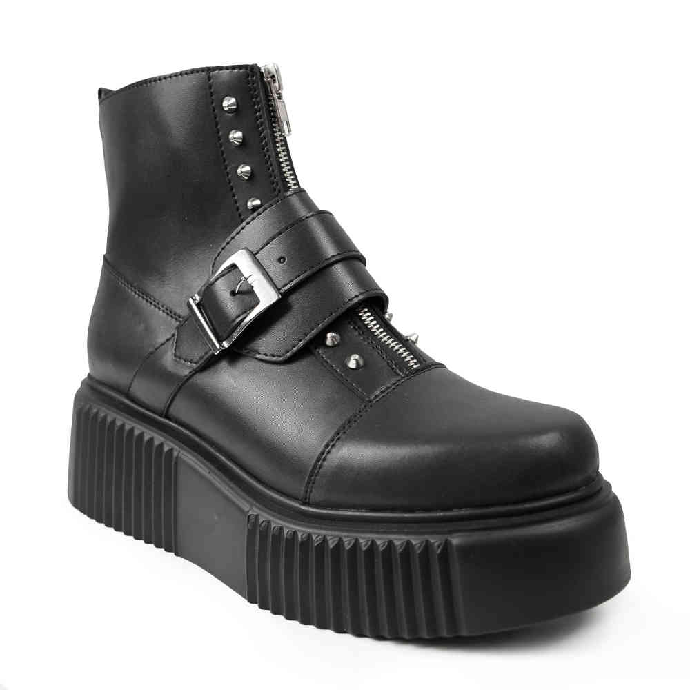 Altercore - Deneb Vegan Bottes de plateforme - Noir Product image